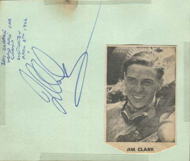 Jim & Mike Clark & Hailwood Autograph Autogramm | ID 7588124786837