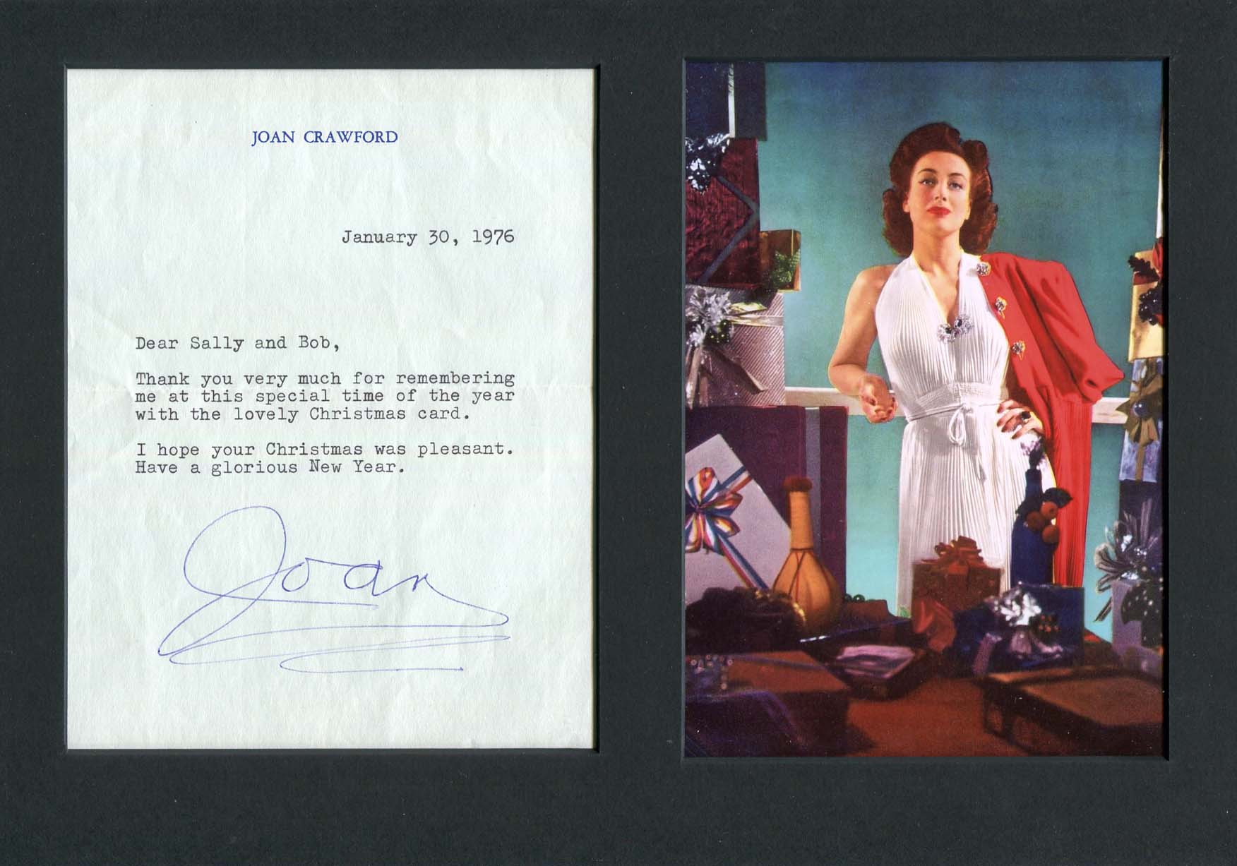 Joan Crawford Autograph | Signed Letters