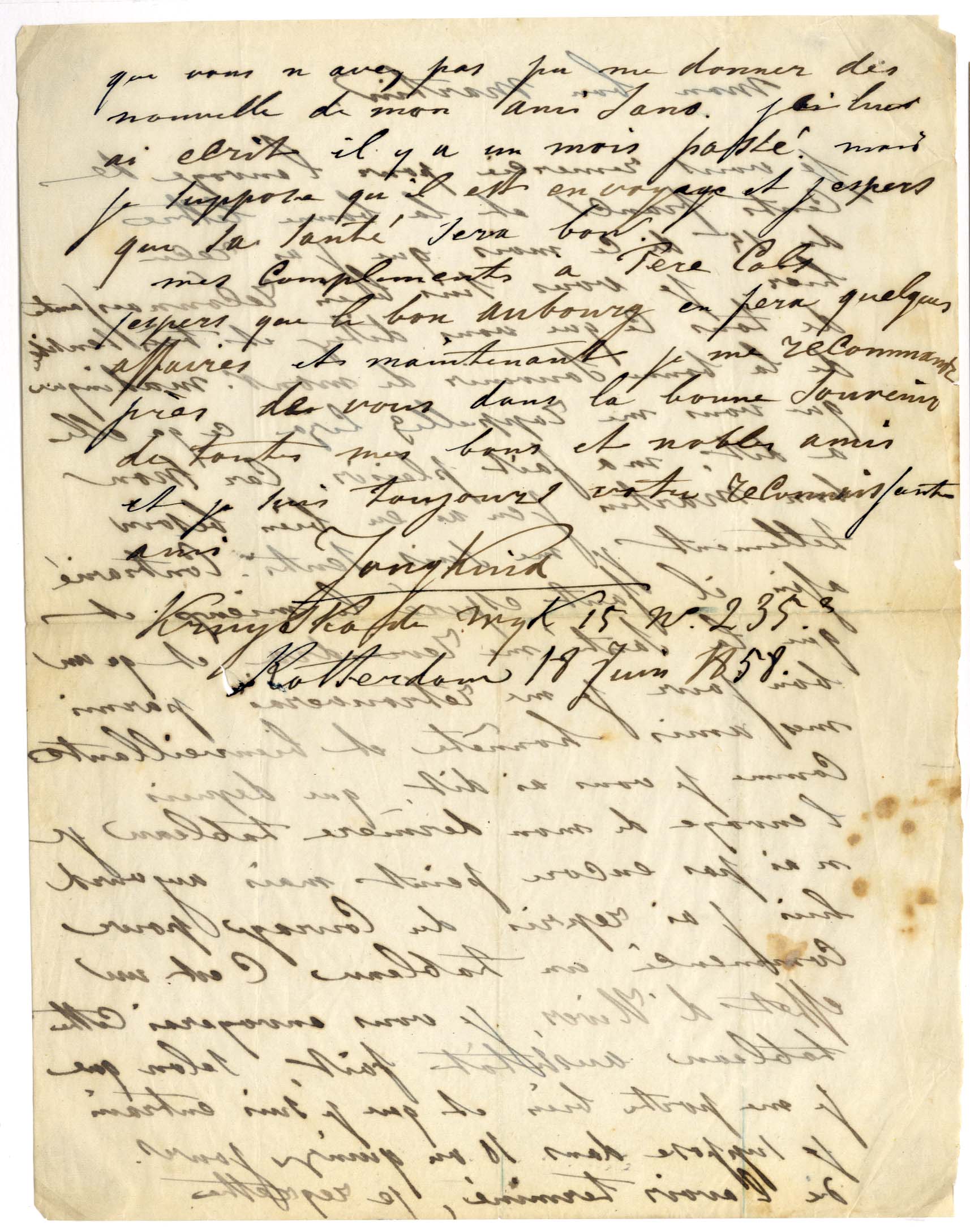 Johan Jongkind Autograph Autogramm | ID 7013254561941