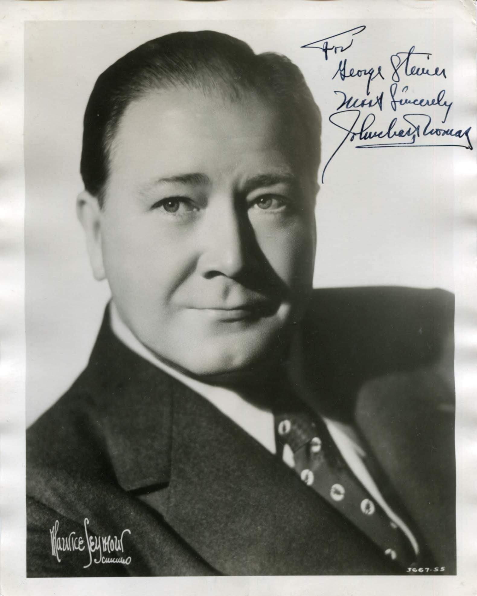 Thomas, John Charles autograph