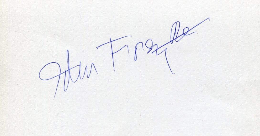 Forsythe, John autograph