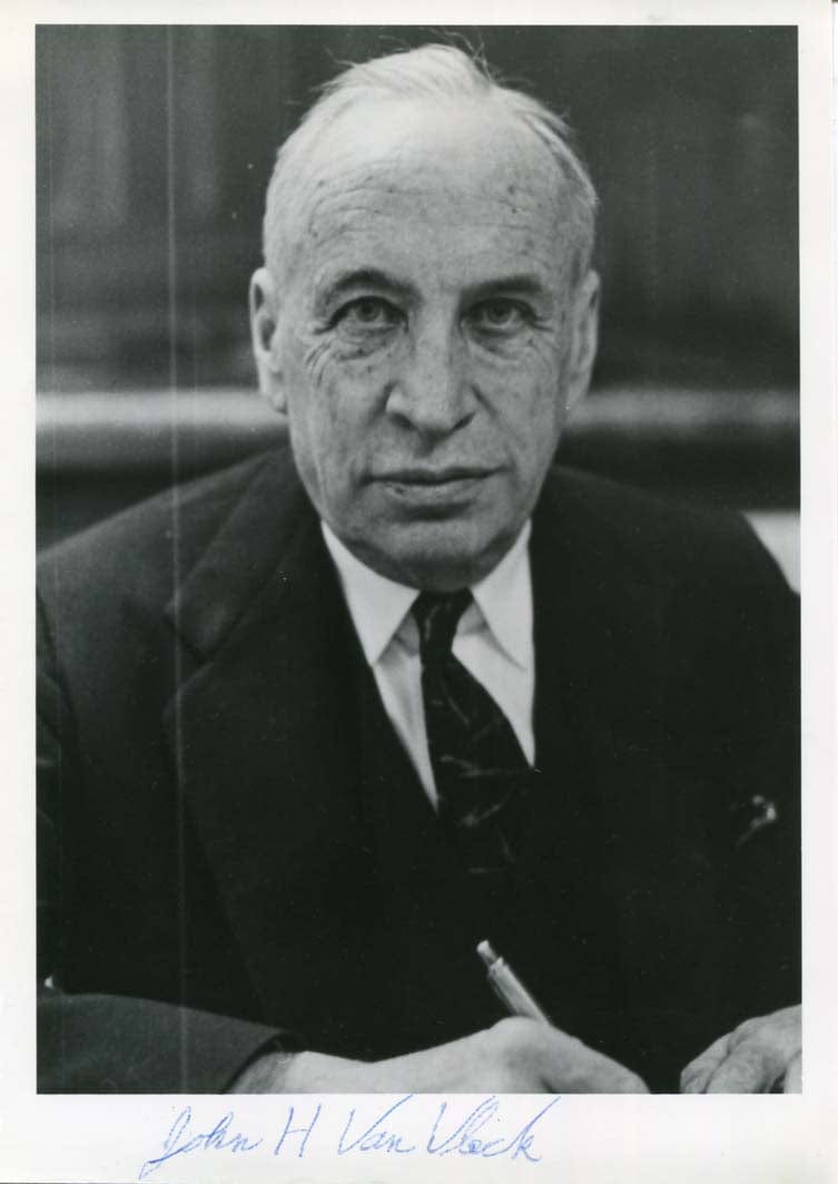 John Hasbrouck Van Vleck Autograph Autogramm | ID 7869159276693