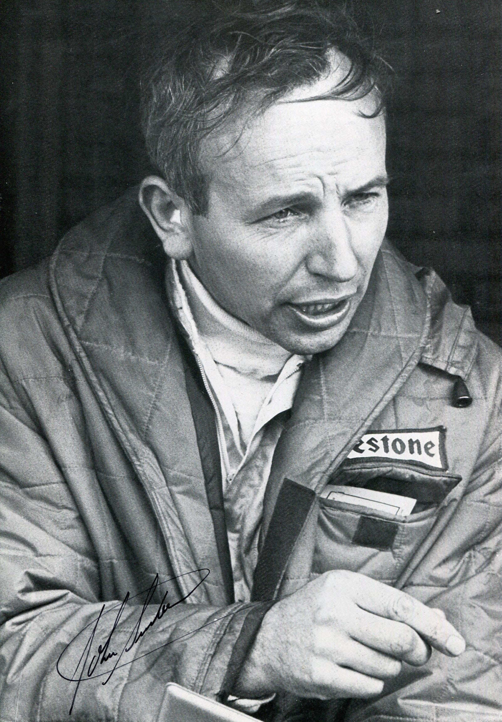 John Surtees autograph | Signed photograph