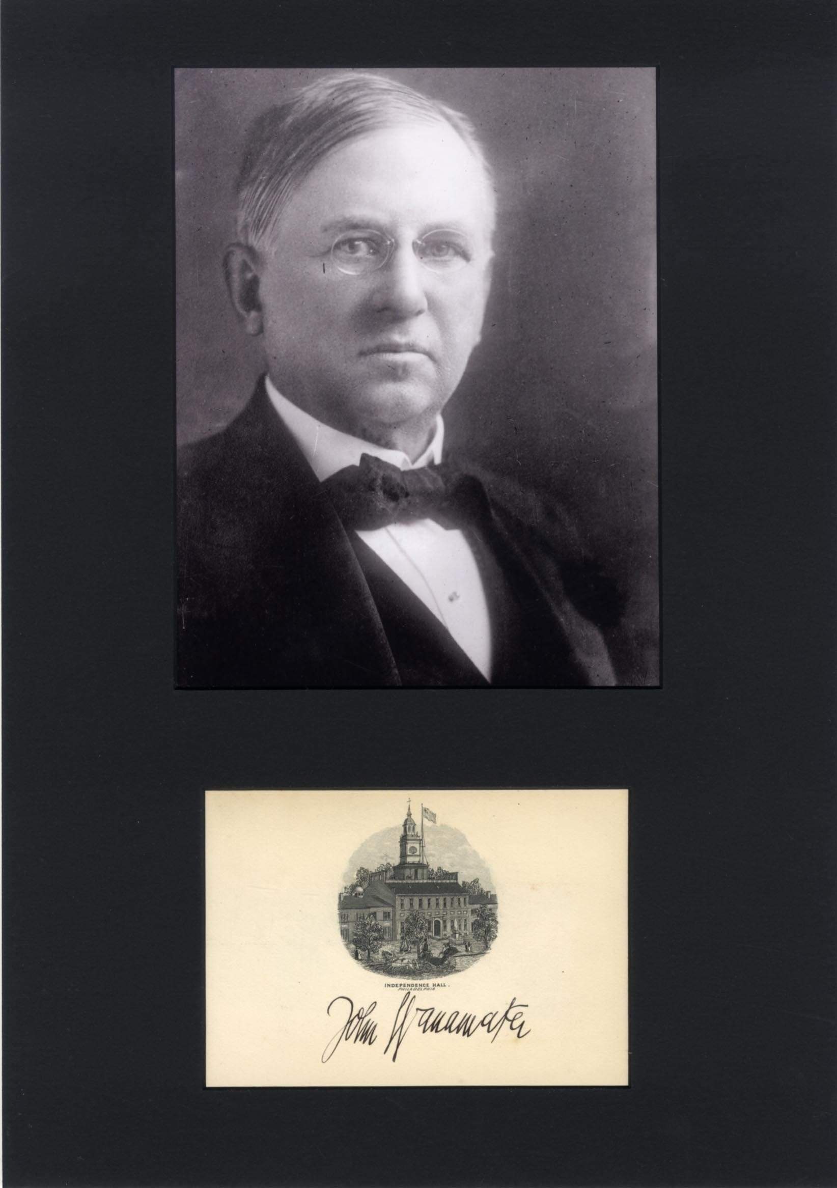 Wanamaker, John autograph