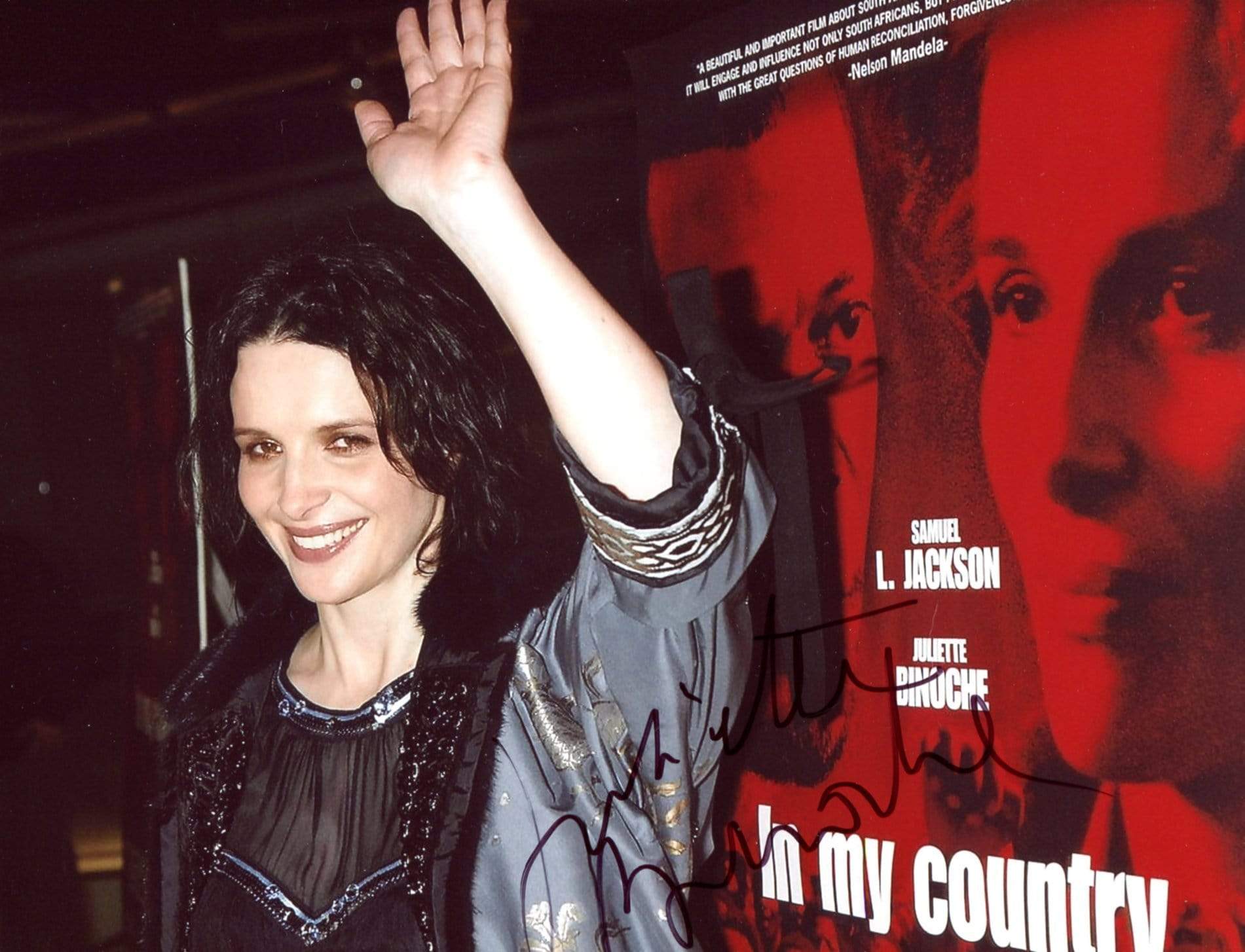 Binoche, Juliette autograph