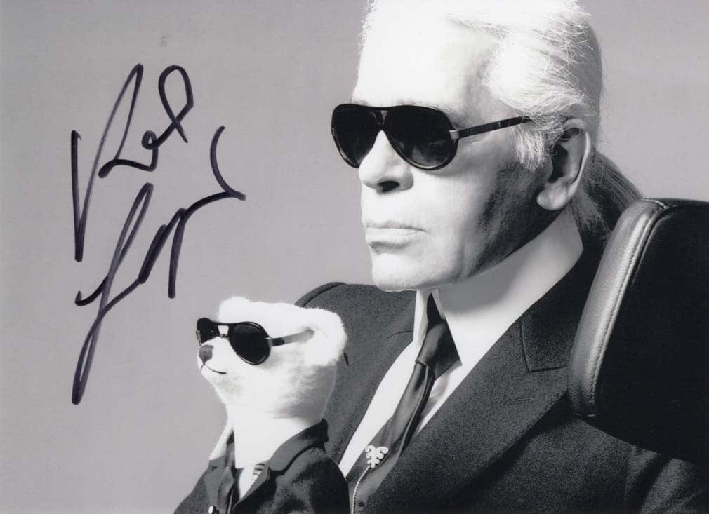 Karl (Otto) Lagerfeld Autograph Autogramm | ID 7869814374549