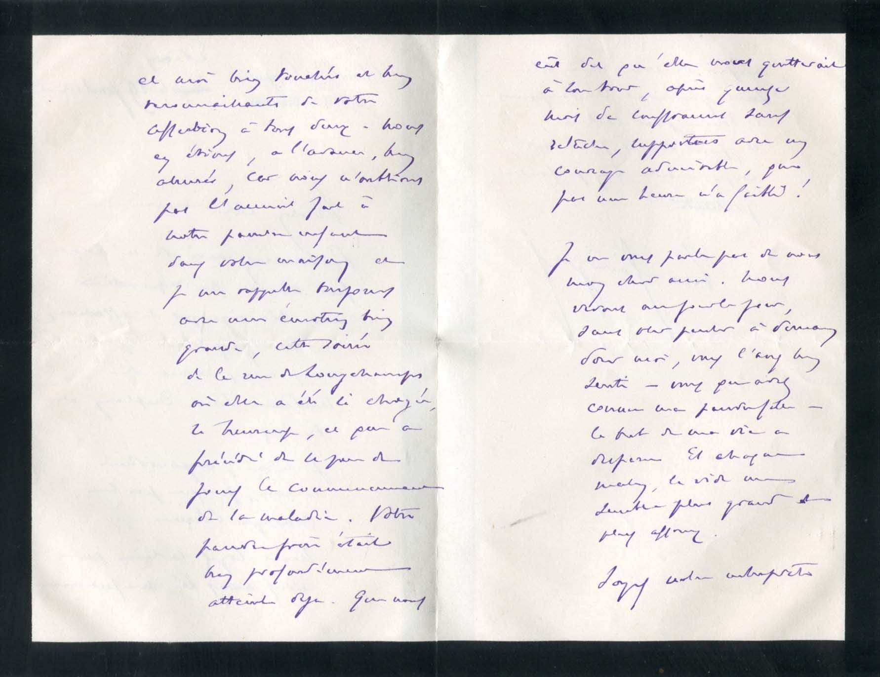 Bourgeois, Leon autograph