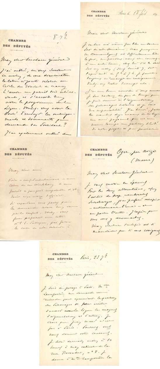 Bourgeois, Leon autograph