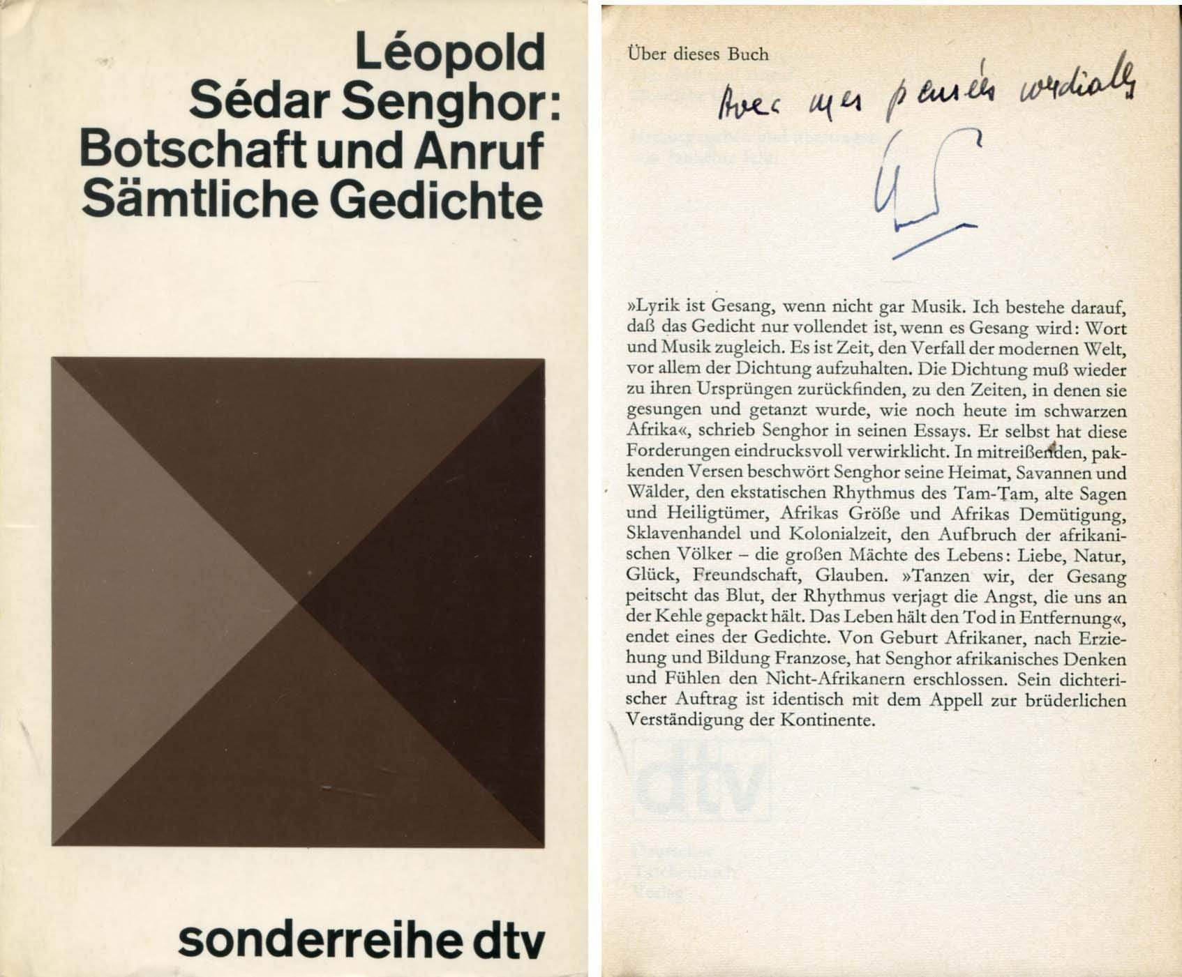 Senghor, Léopold Sédar autograph