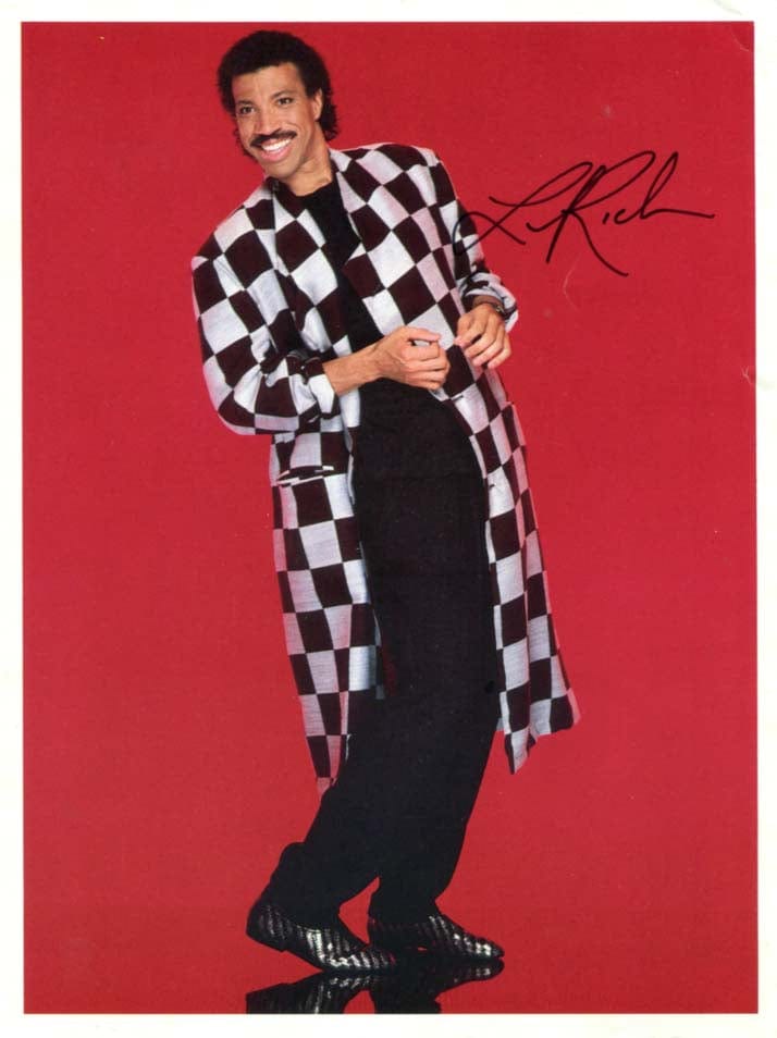 Lionel Richie Autographed