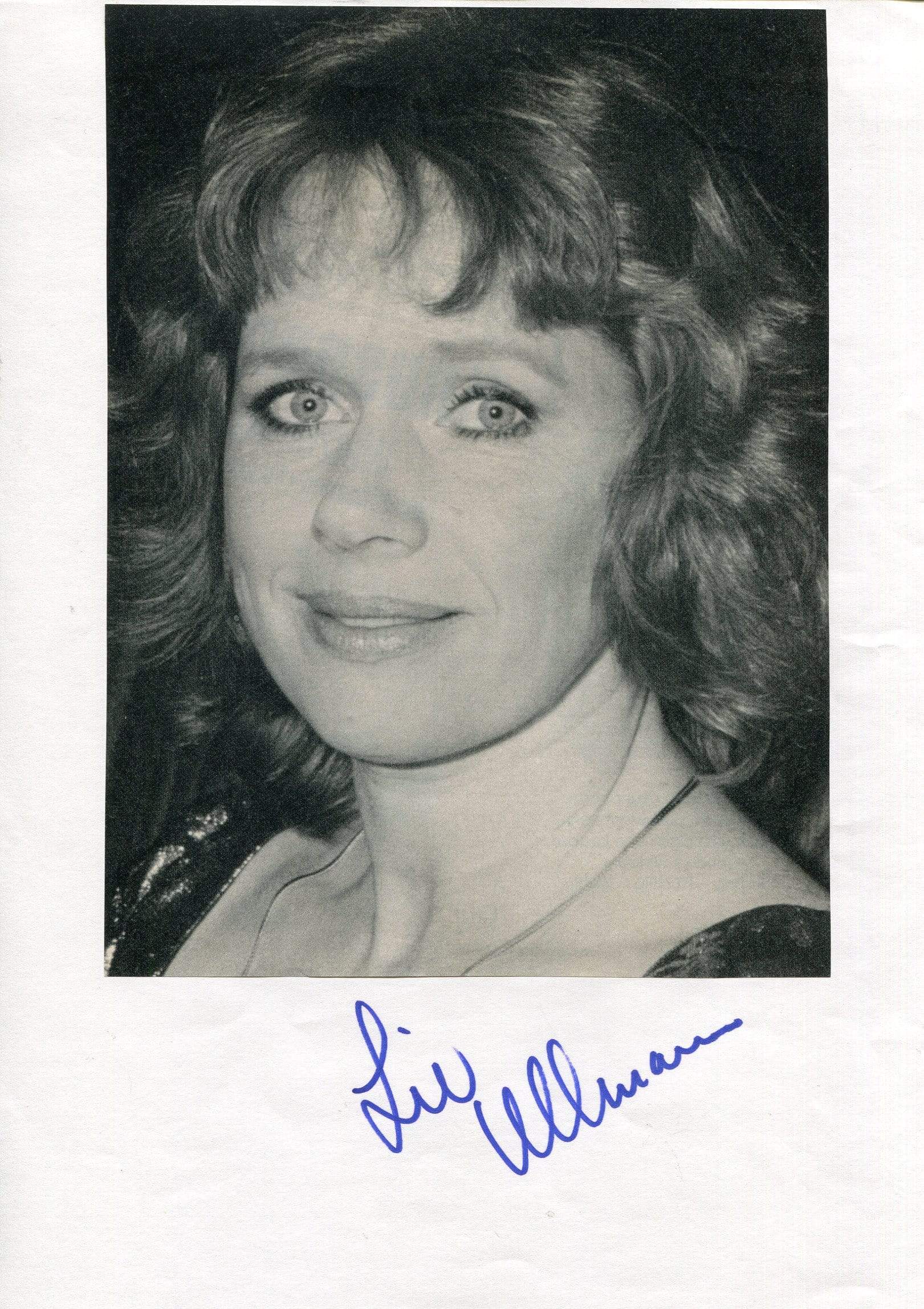 Liv Ullmann Autograph Autogramm | ID 6766582825109