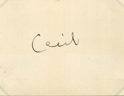 Lord Robert Cecil Autograph Autogramm | ID 7332721066133