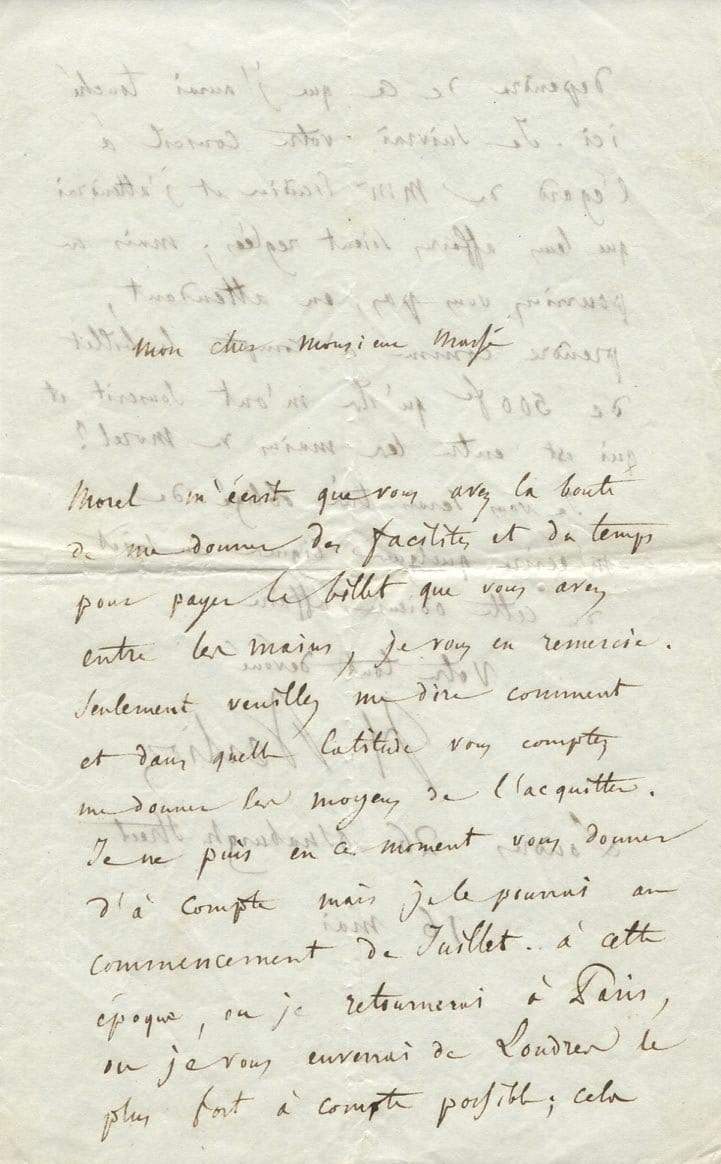 Louis-Hector Berlioz Autograph Autogramm | ID 7213599096981