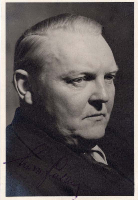Ludwig Erhard Autograph