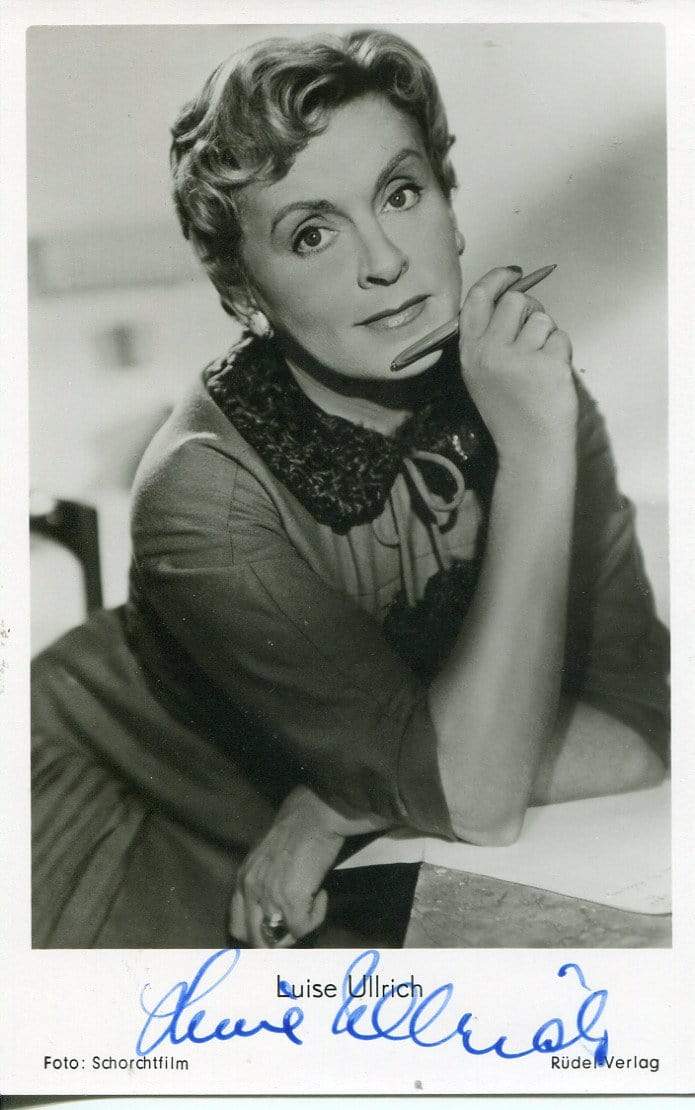 Luise Ullrich Autograph Autogramm | ID 6941098311829