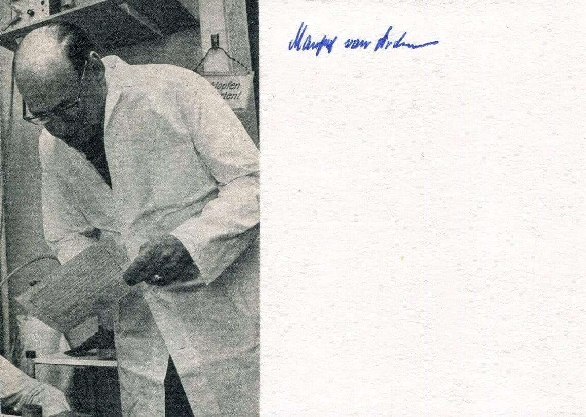 Manfred von Ardenne Autograph Autogramm | ID 6928764305557