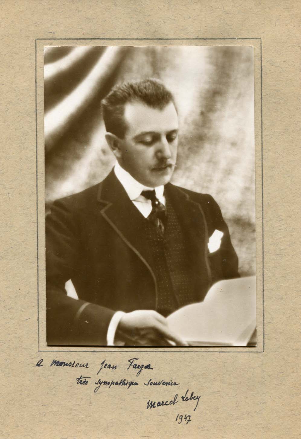 Labey, Marcel autograph