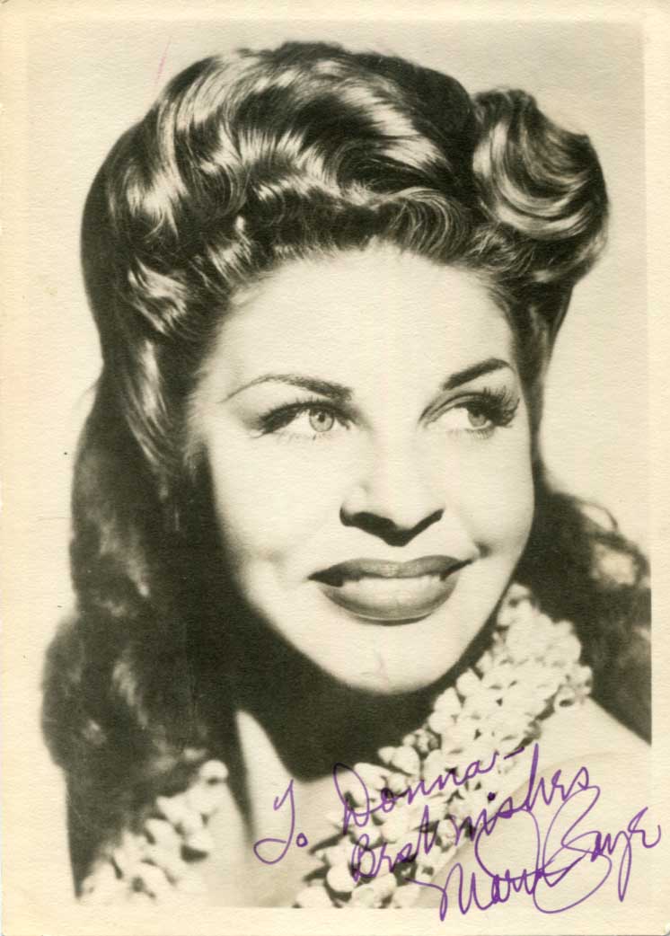 Martha Raye Autograph Autogramm | ID 7835470856341