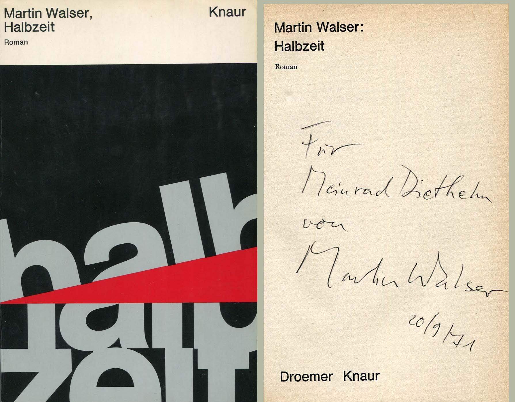 Walser, Martin autograph