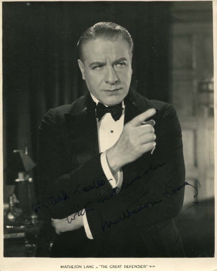 Matheson Alexander Lang Autograph Autogramm | ID 7285608677525