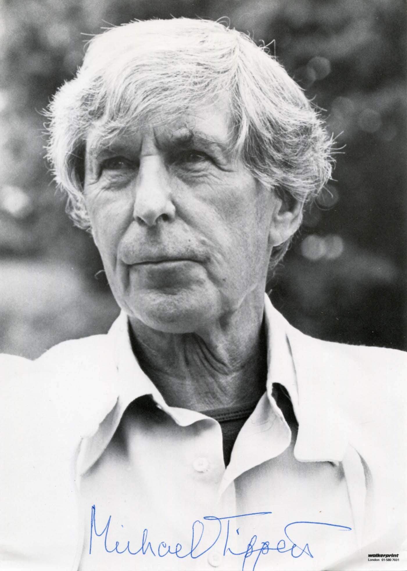 Tippett, Michael autograph