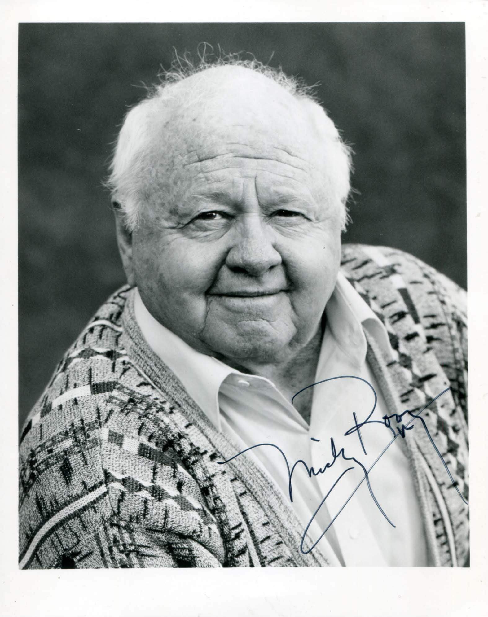 Rooney, Mickey autograph