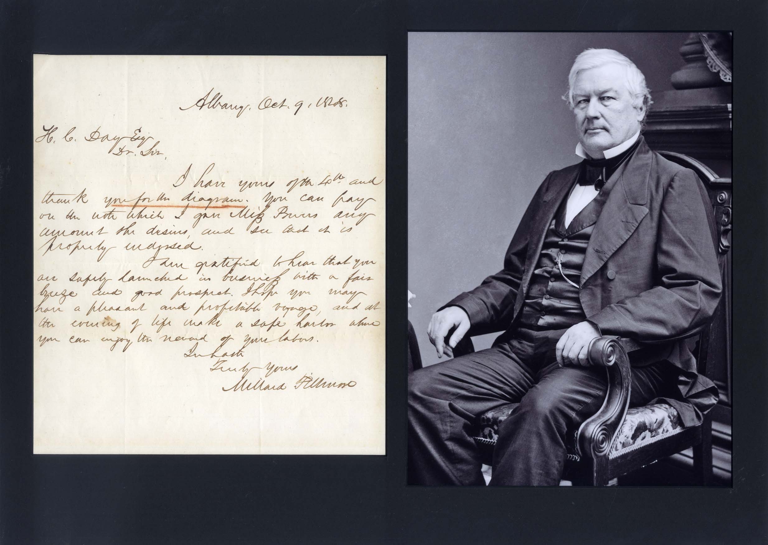 Millard Fillmore Autogramm