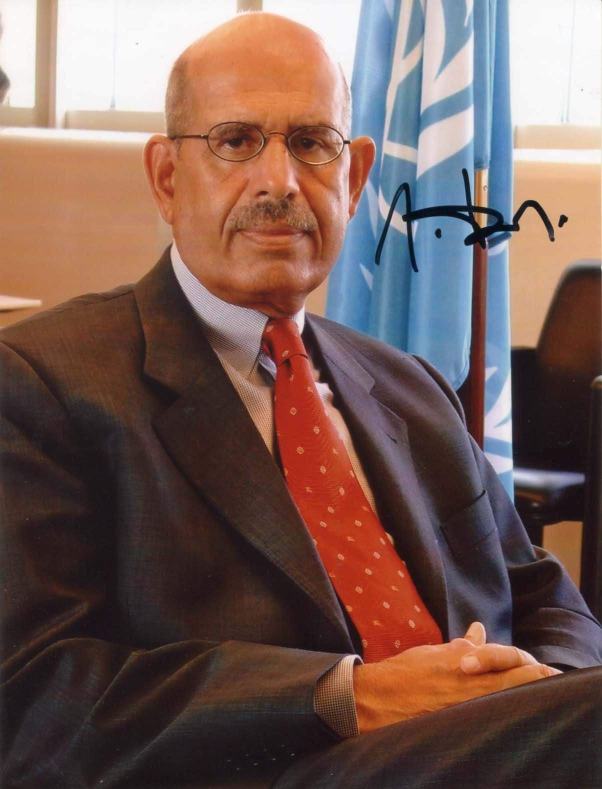 ElBaradei, Mohamed autograph