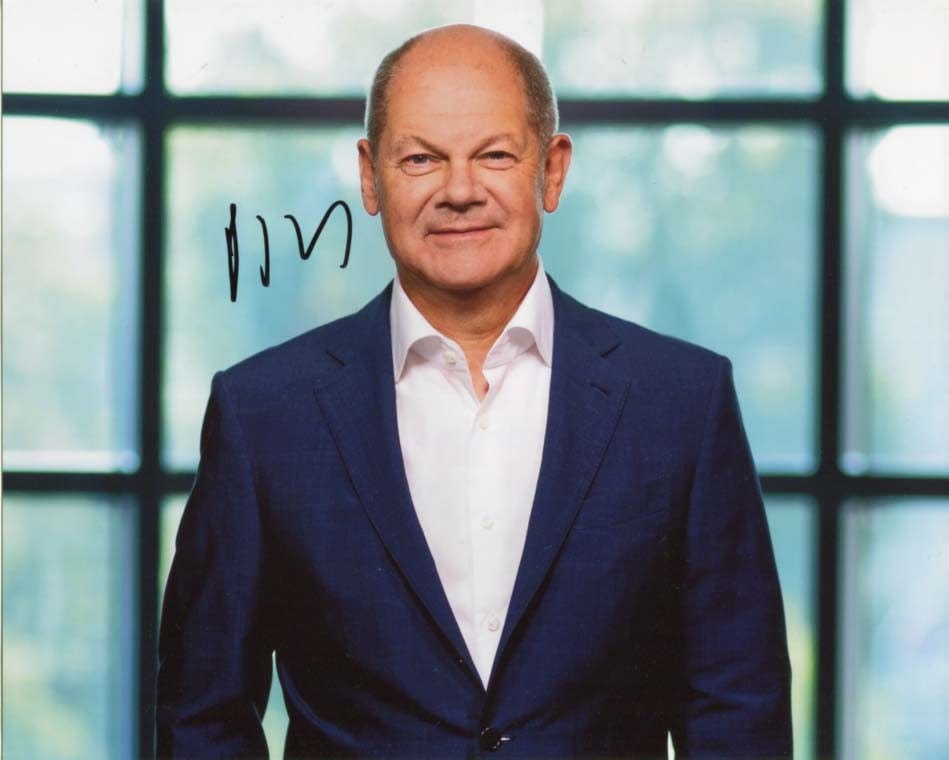 Olaf Scholz Autograph Autogramm | ID 7269978800277