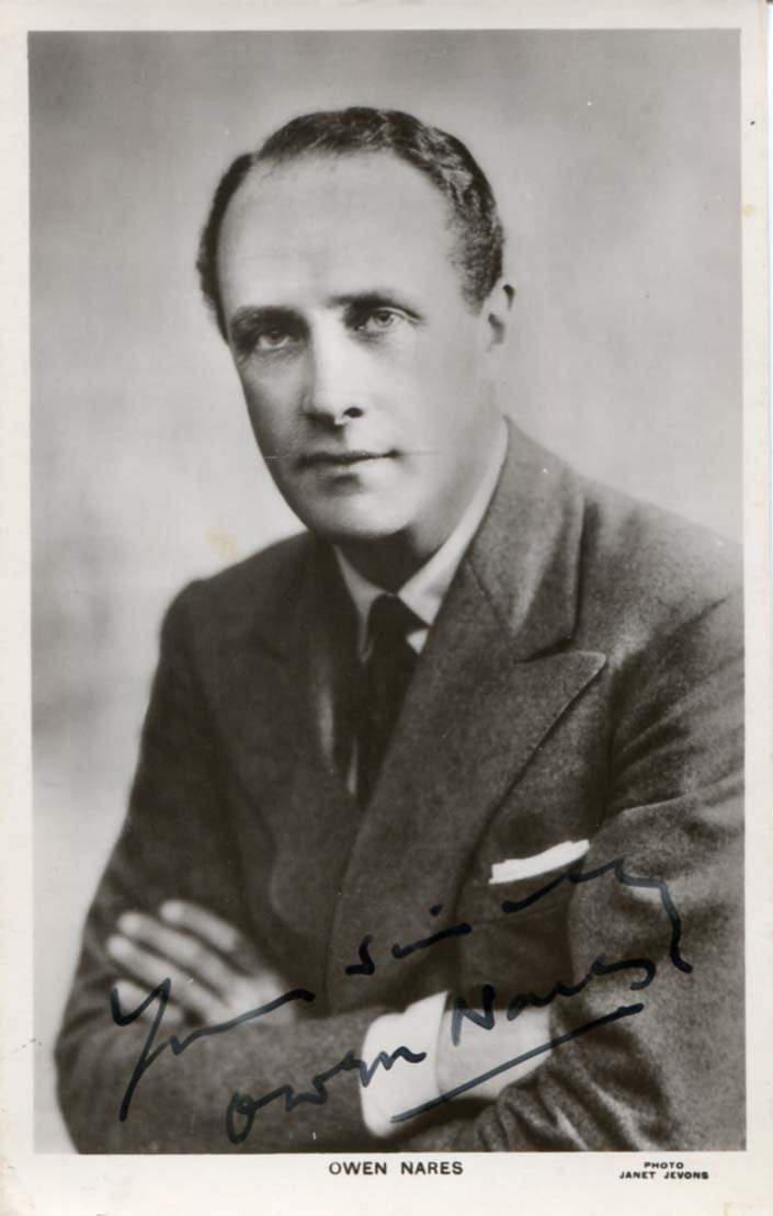 Nares, Owen autograph