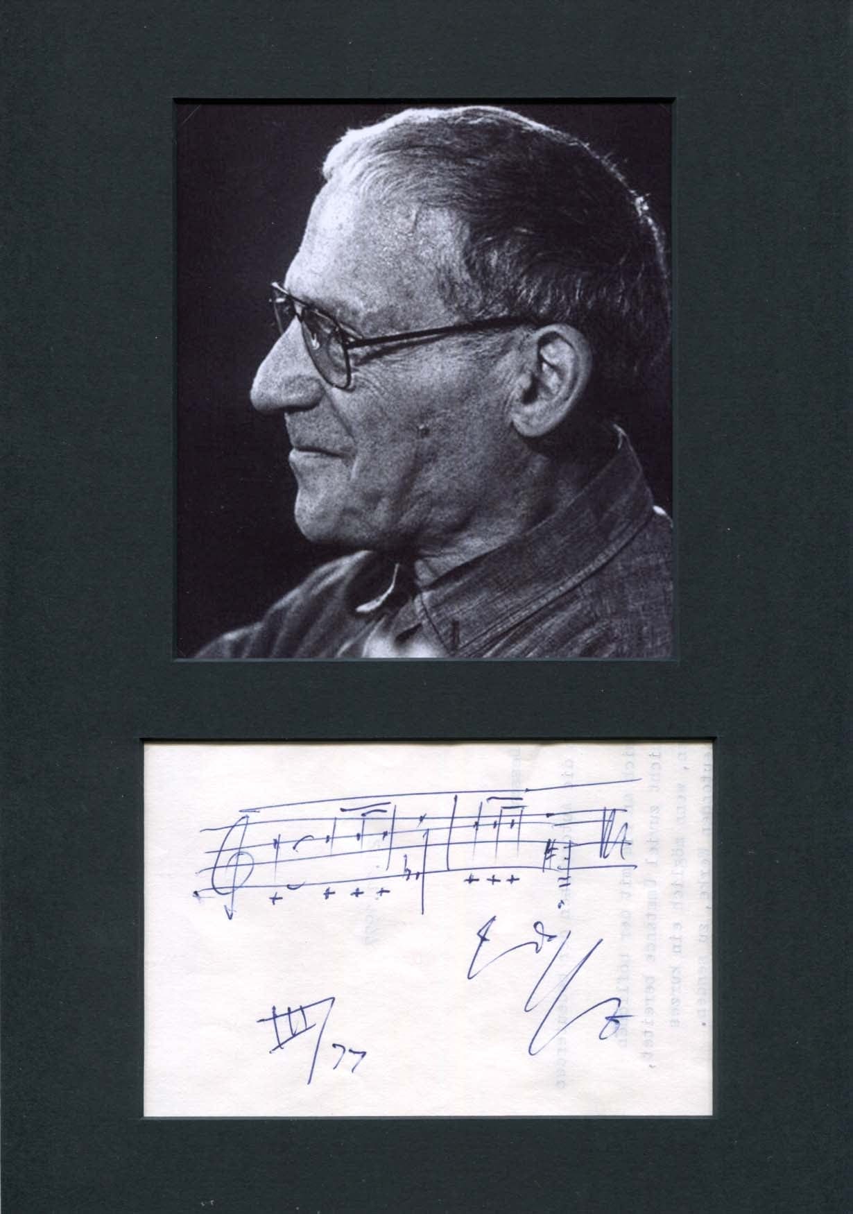 Paul Dessau Autograph Autogramm | ID 7553631355029