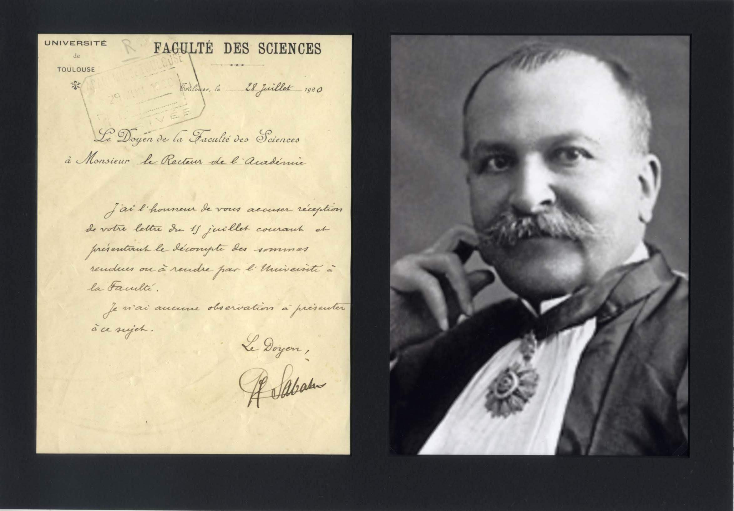 Sabatier, Paul autograph