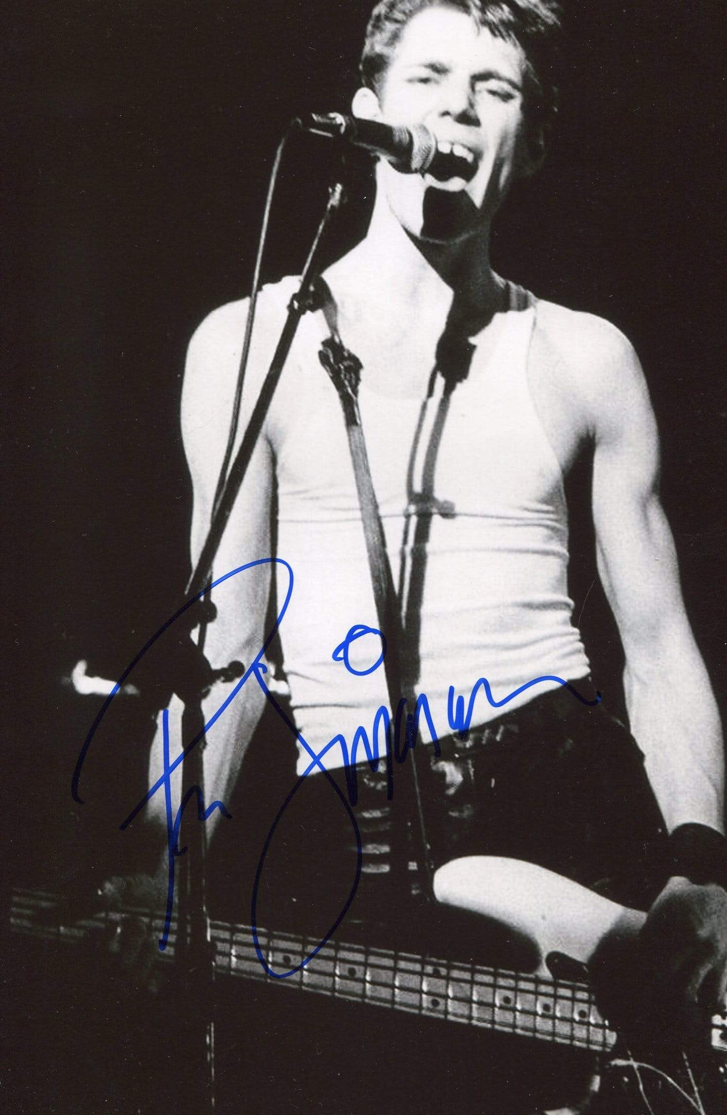 Simonon, Paul autograph
