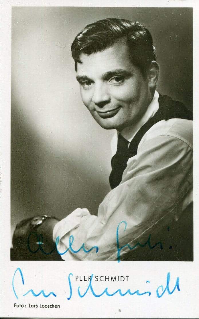 Schmidt, Peer autograph