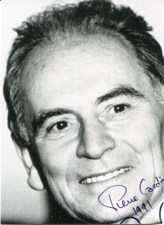 Pierre Cardin Autograph Autogramm | ID 7587042754709