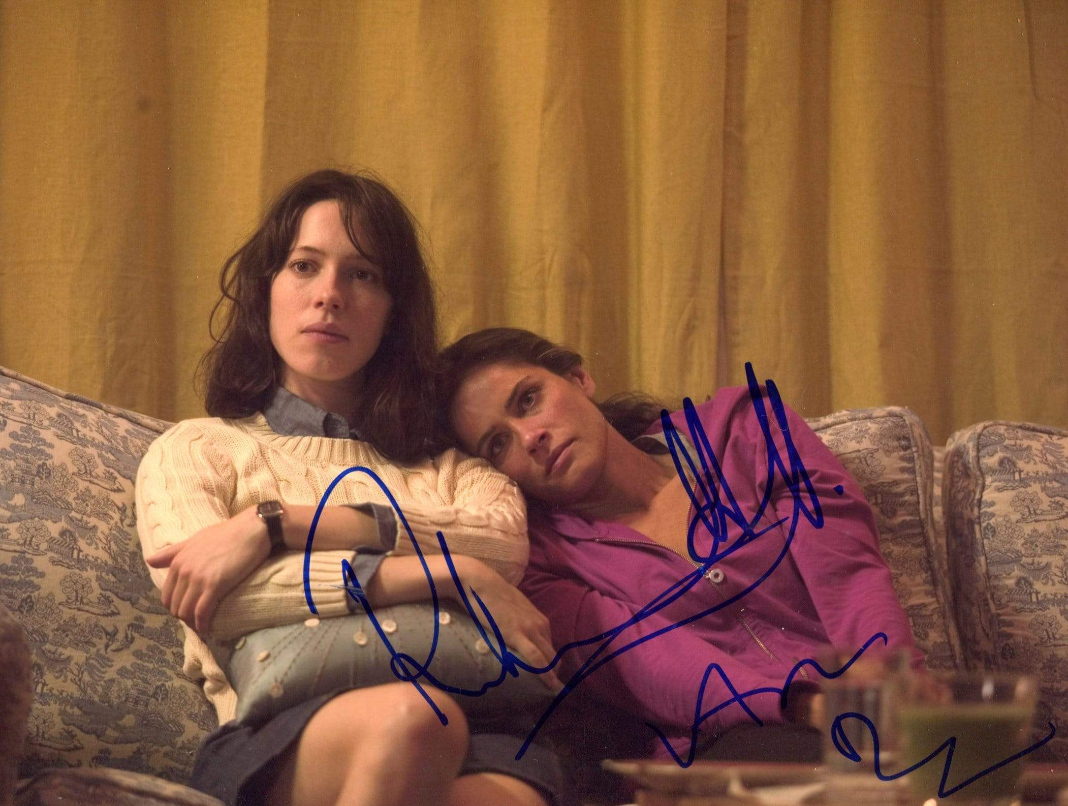 Hall, Rebecca & Peet, Amanda autograph