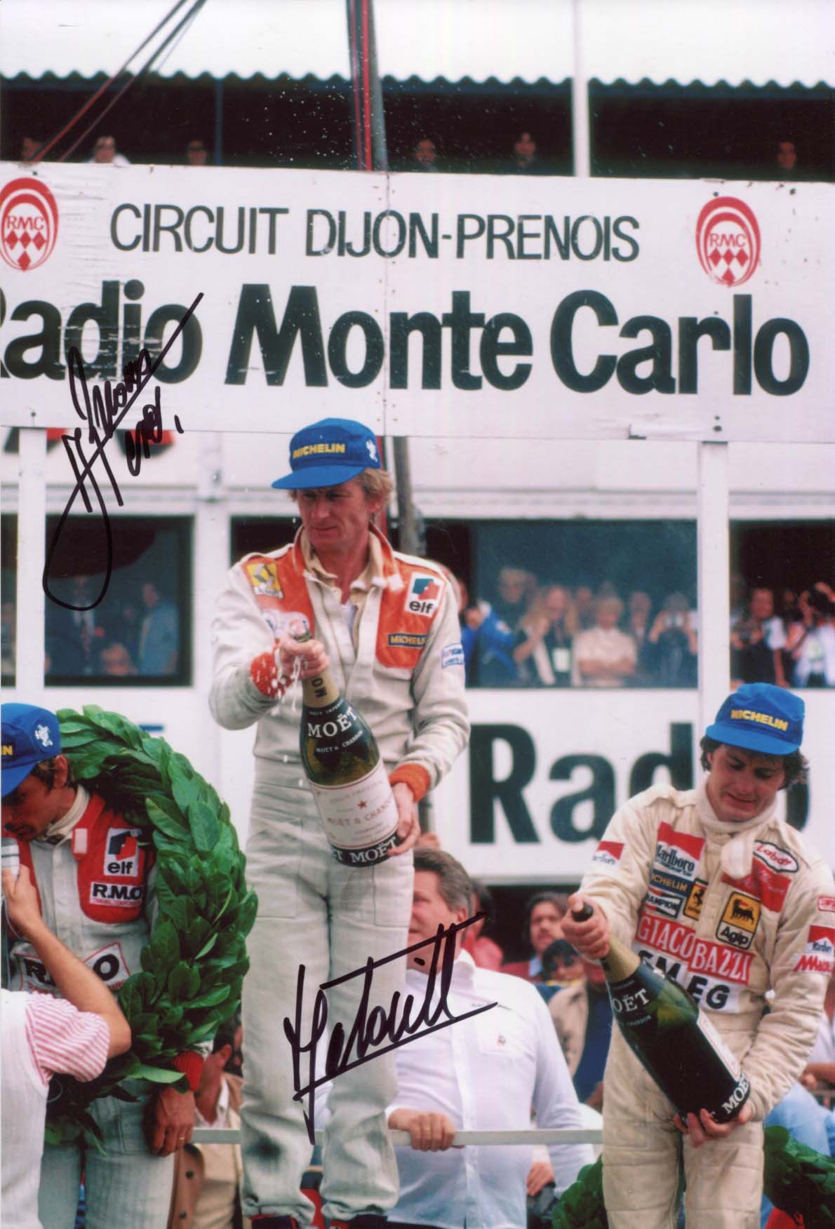 Jean-Pierre Jabouille & Rene Arnoux Autograph