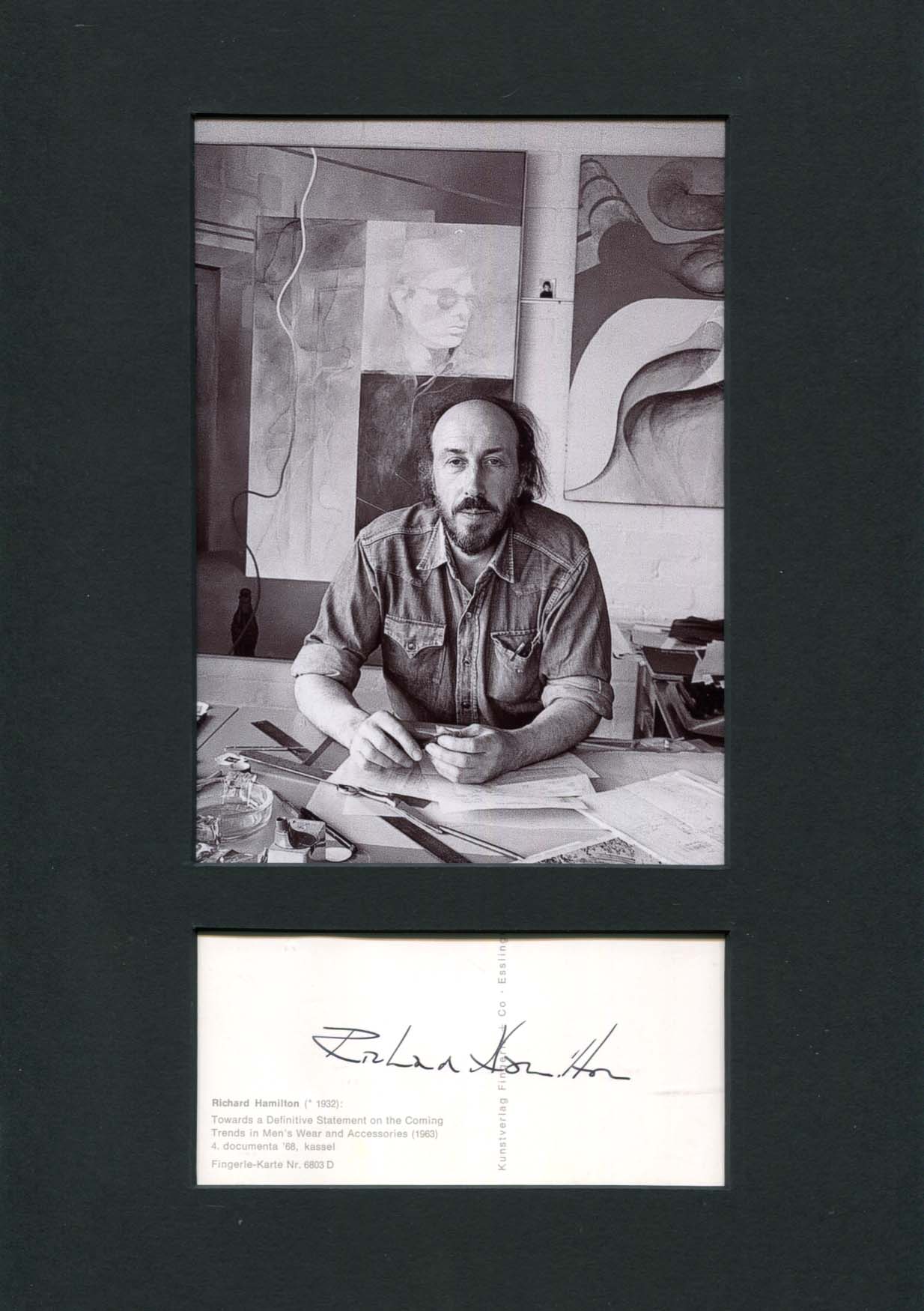 Richard Hamilton Autograph Autogramm | ID 7799222435989