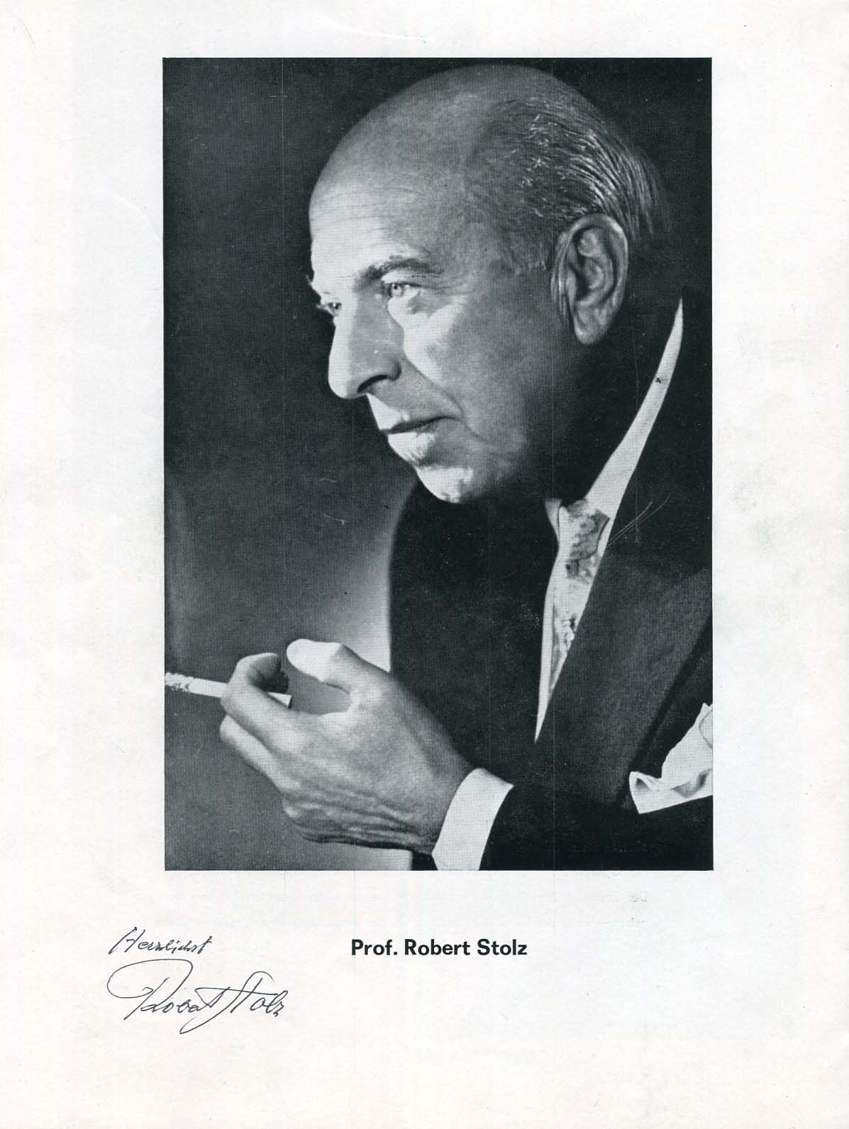 Robert Stolz Autograph Autogramm | ID 7630132314261