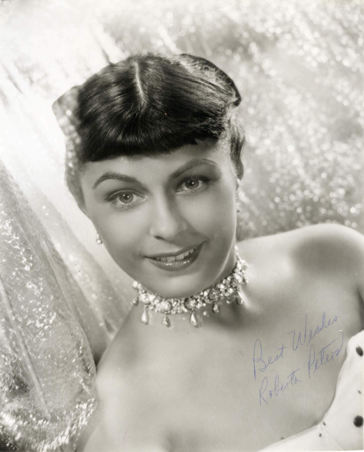 Peters, Roberta autograph