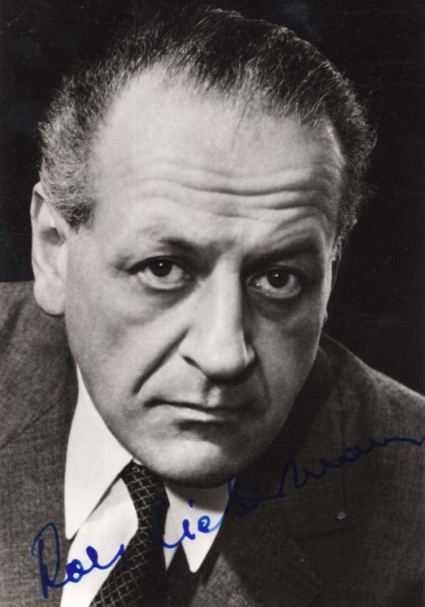 Rolf Liebermann Autograph Autogramm | ID 7798592143509