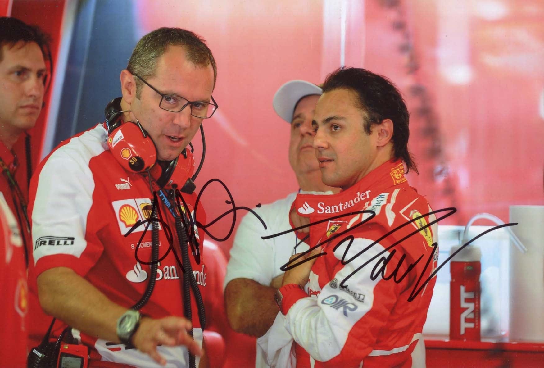 Ross &amp; Felipe Brawn &amp; Massa Autograph Autogramm | ID 7564993233045