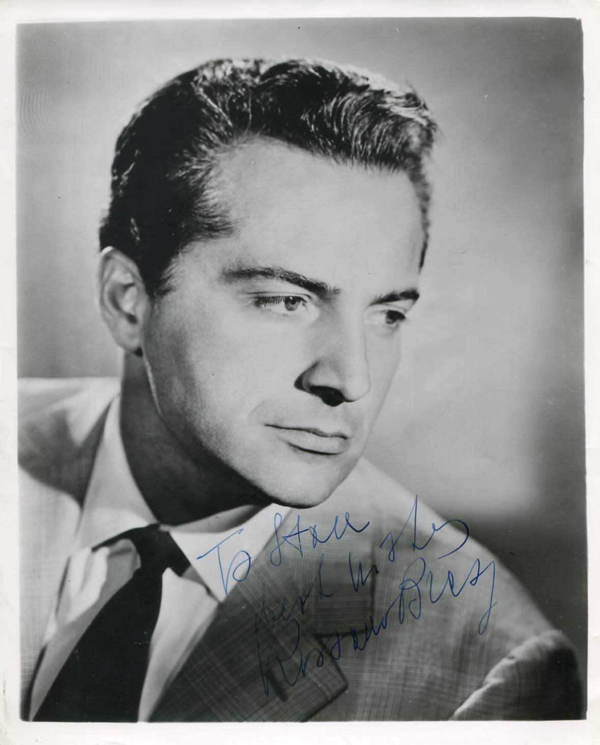 Brazzi, Rossano autograph