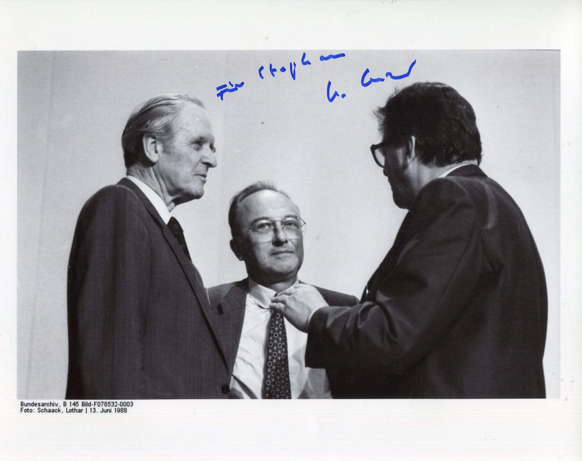 Scholz, Rupert autograph