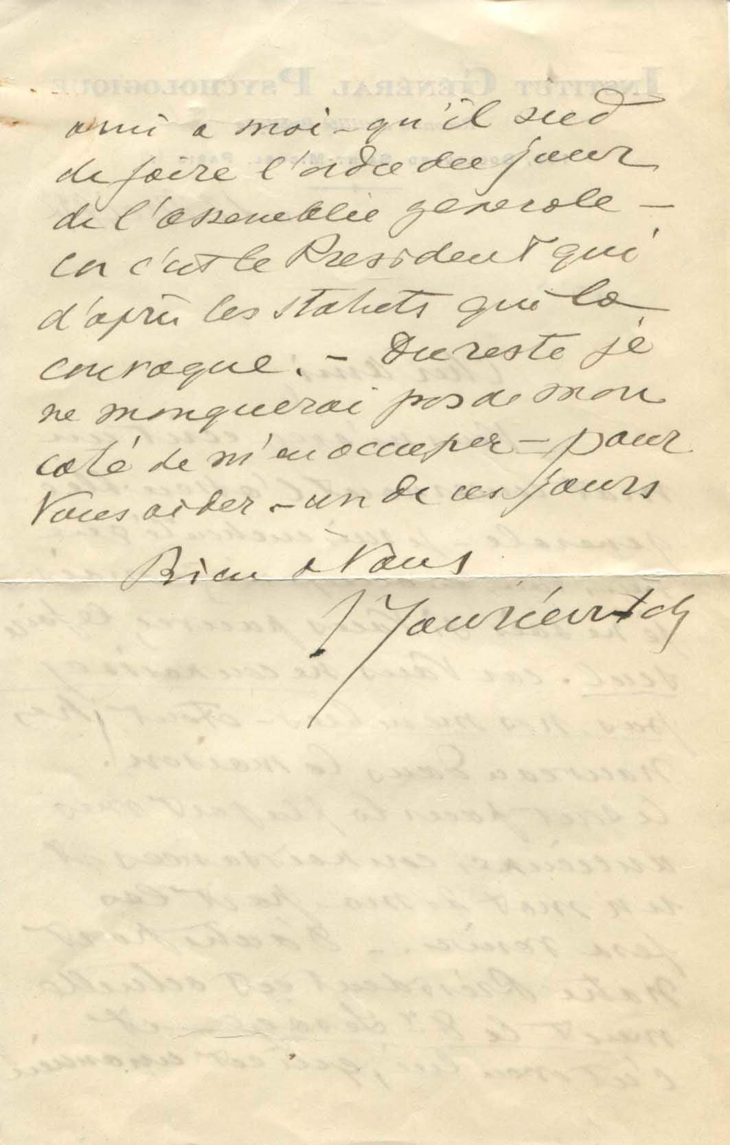 Yourievitch, Serge autograph