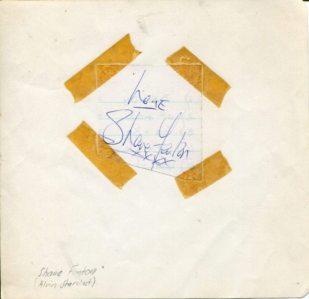 Shan Fenton Autograph Autogramm | ID 6989996556437
