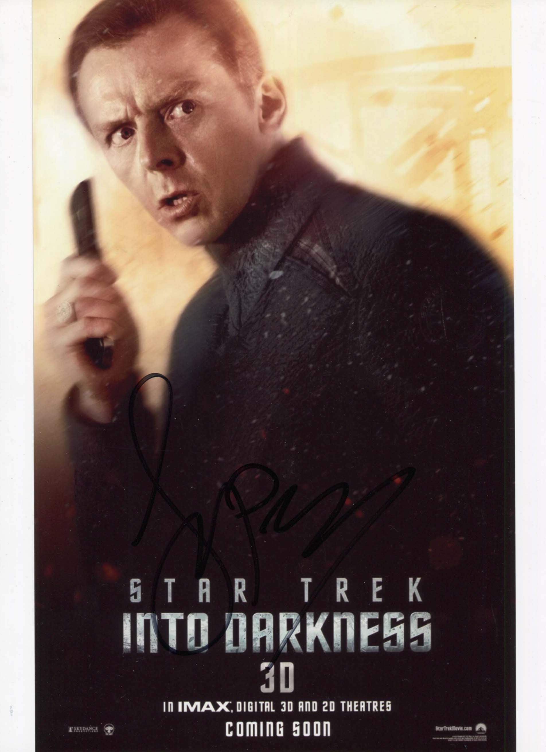 Pegg, Simon autograph