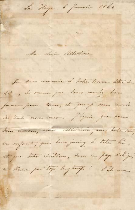 Sophie of Württemberg autograph