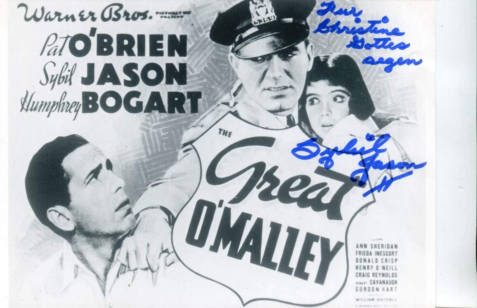Jason, Sybil autograph