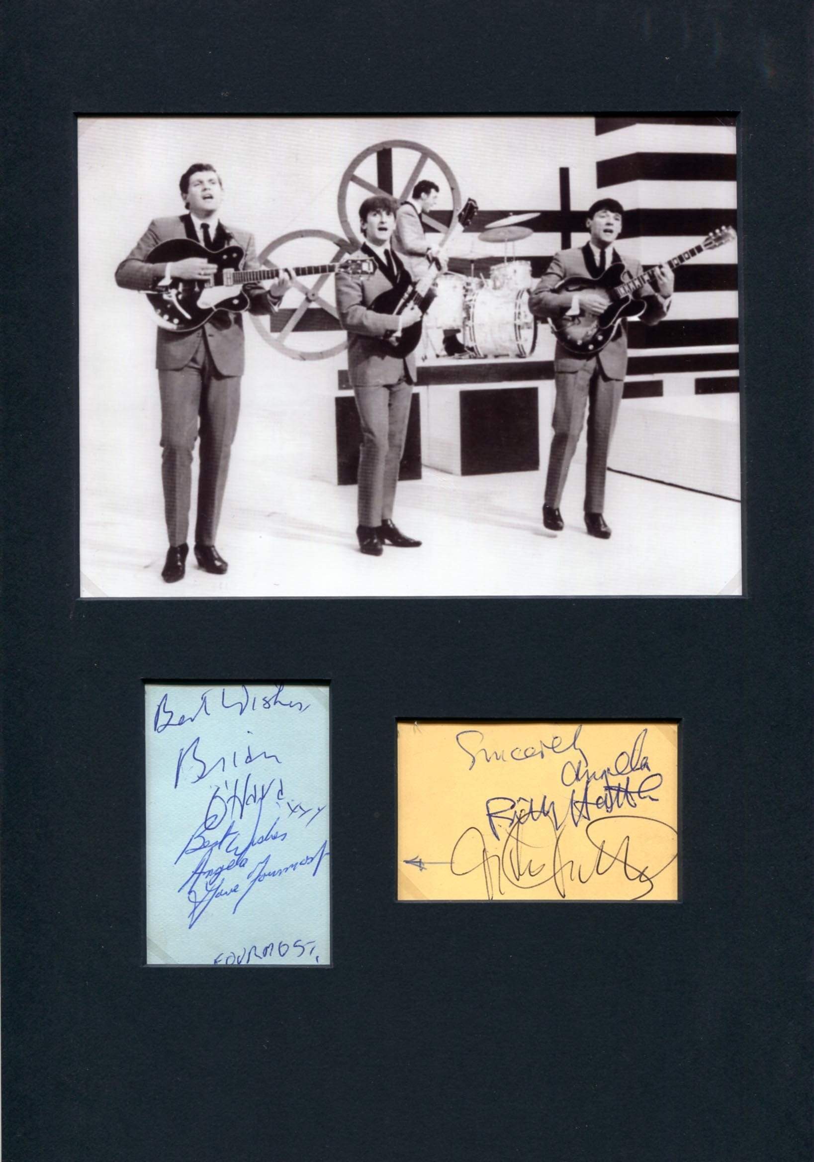 The Fourmost autograph